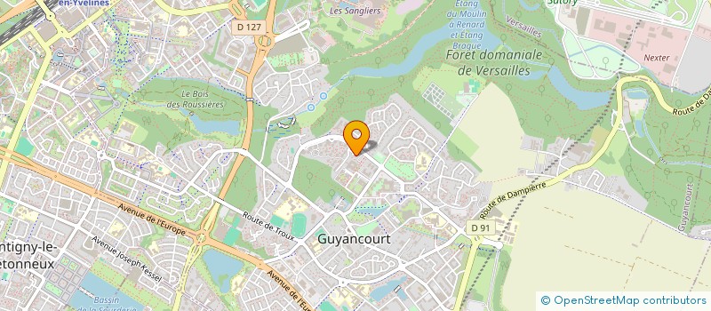 localisation de l'entreprise MADAME KAURALY FELSINA  GUYANCOURT