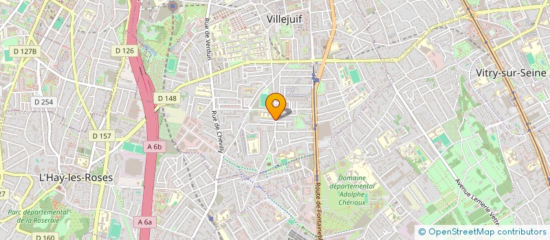 localisation de l'entreprise MADAME KAUTER CHERRADI à VILLEJUIF