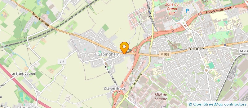 localisation de l'entreprise MADAME KAVAJE BERISHA  CAPINGHEM