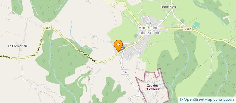 localisation de l'entreprise MADAME KAWTAR HADDAR  MONTREDON-LABESSONNIE