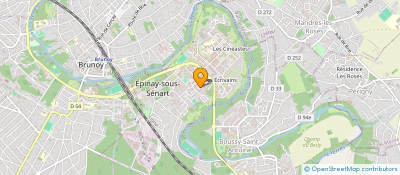 localisation de l'entreprise MADAME KAWTAR LAREF à EPINAY-SOUS-SENART