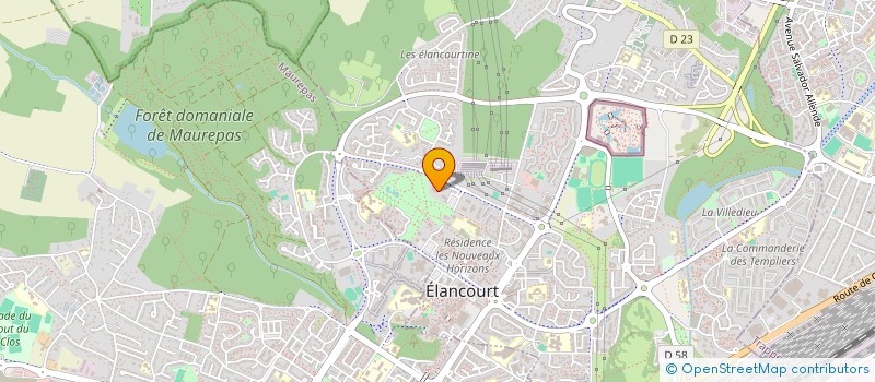 localisation de l'entreprise MADAME KAWTAR MAKBOUL  ELANCOURT