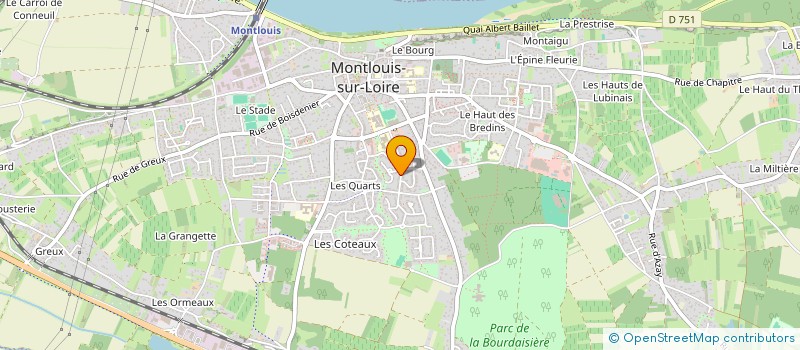 localisation de l'entreprise MADAME KAWTAR ROUKBA  MONTLOUIS-SUR-LOIRE