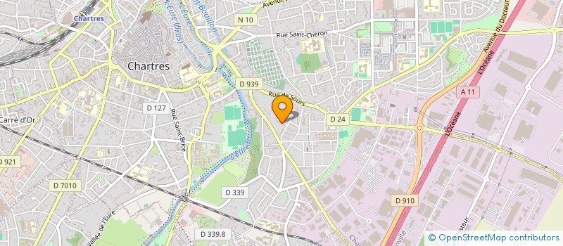 localisation de l'entreprise MADAME KAWTHAR BENAISSA  CHARTRES