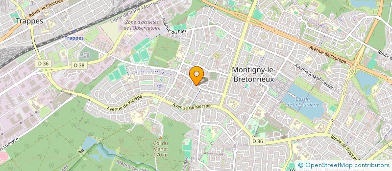 localisation de l'entreprise MADAME KAWTHAR RAJI à MONTIGNY-LE-BRETONNEUX