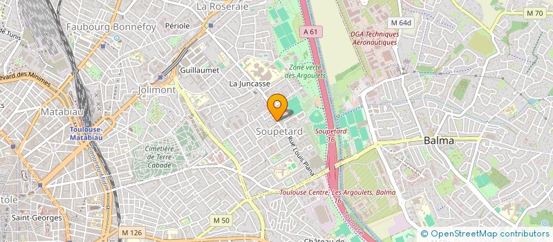 localisation de l'entreprise MADAME KAWTHER ARIANE  TOULOUSE