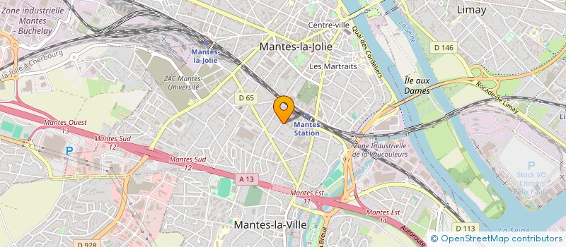 localisation de l'entreprise MADAME KAWTHER LAMARI  MANTES-LA-VILLE