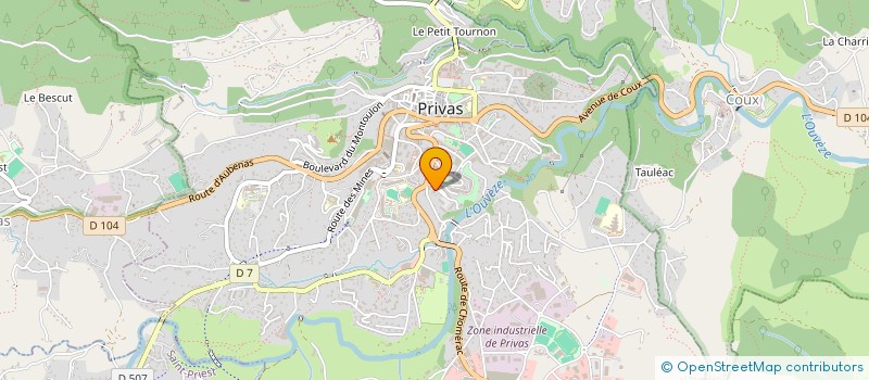 localisation de l'entreprise MADAME KAWTHER NEFLA à PRIVAS
