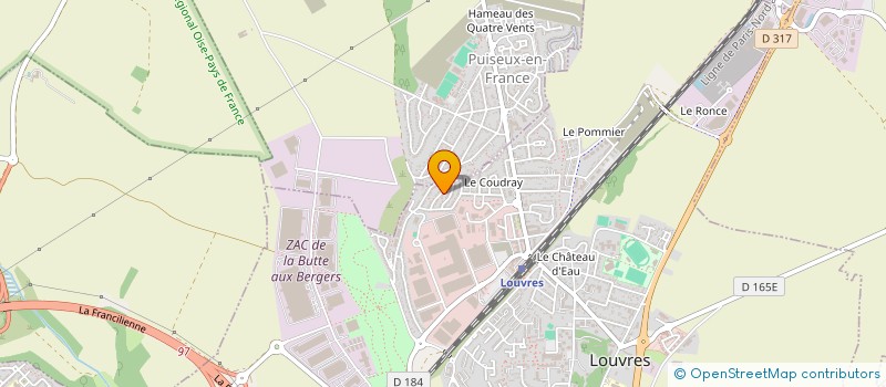 localisation de l'entreprise MADAME KAYEYE MUSAWO KABEMBA  LOUVRES