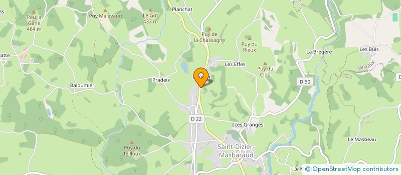 localisation de l'entreprise MADAME KAYLEIGH LEE  SAINT-DIZIER-MASBARAUD