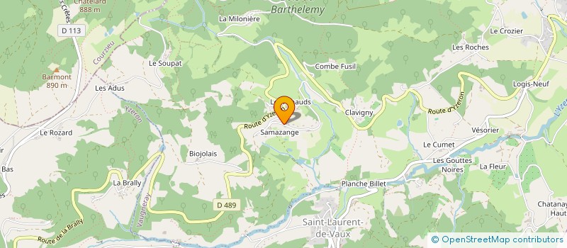 localisation de l'entreprise MADAME KAYTLEEN NOYER  VAUGNERAY