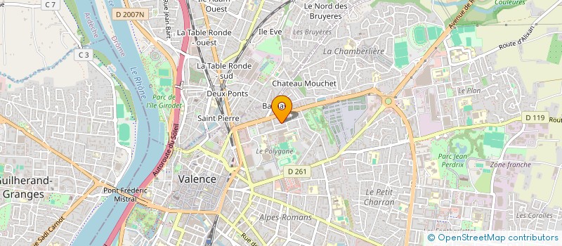 localisation de l'entreprise MADAME KAZI MASHIAT  VALENCE