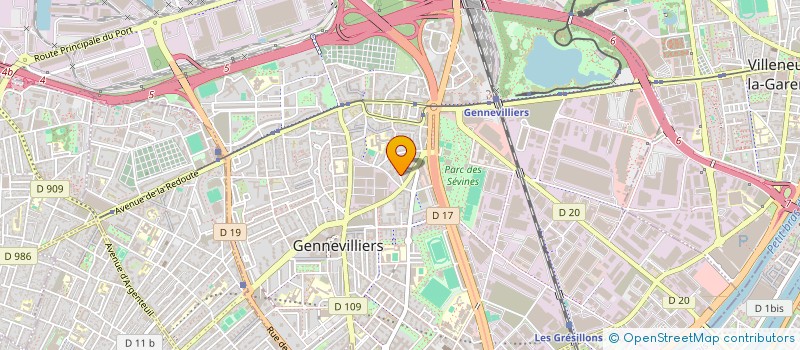 localisation de l'entreprise MADAME KAZI PARVIN à GENNEVILLIERS