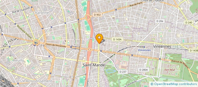 localisation de l'entreprise MADAME KE LIU à SAINT-MANDE