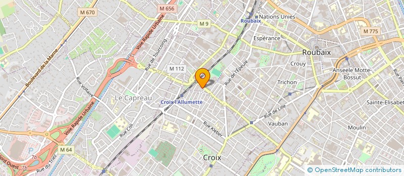 localisation de l'entreprise MADAME KEBIRA ESSAIKOUKI à ROUBAIX