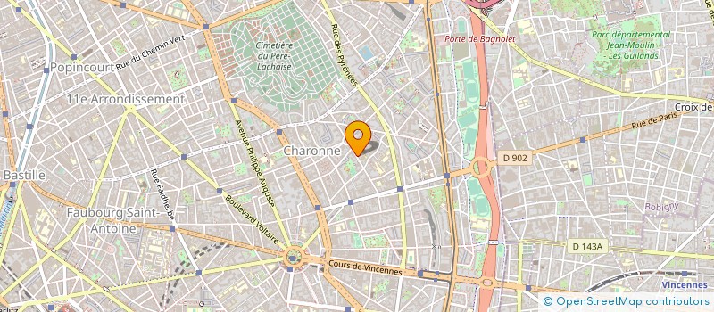 localisation de l'entreprise MADAME KEBO CISSE  PARIS