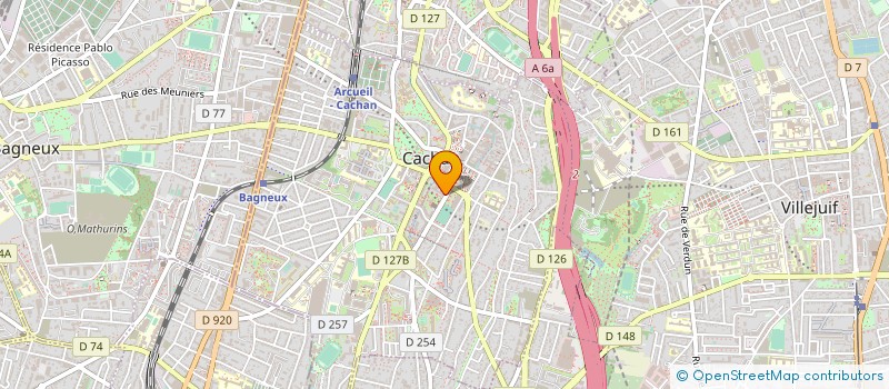 localisation de l'entreprise MADAME KEDDIA MICHEL  CACHAN