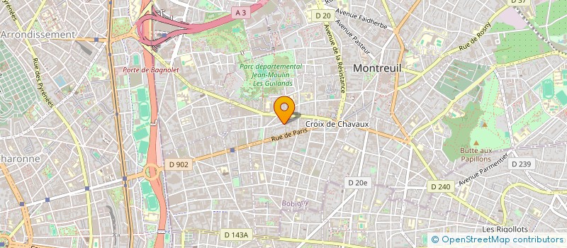 localisation de l'entreprise MADAME KEDIOUGOU KEITA à MONTREUIL