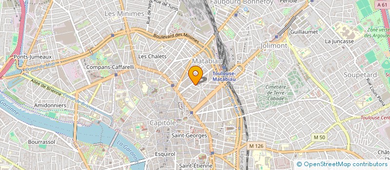 localisation de l'entreprise MADAME KEDOUDJA TERHA à TOULOUSE