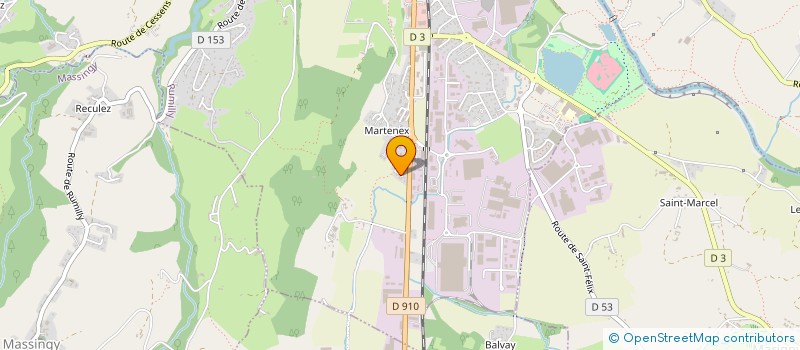 localisation de l'entreprise MADAME KEETLYNE LASSAUSAIE  RUMILLY