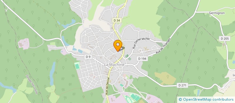 localisation de l'entreprise MADAME KEFFA KOUDOU  LA MACHINE