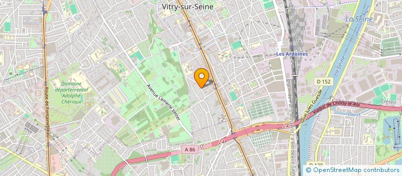 localisation de l'entreprise MADAME KEHINDE SORETIRE  VITRY-SUR-SEINE