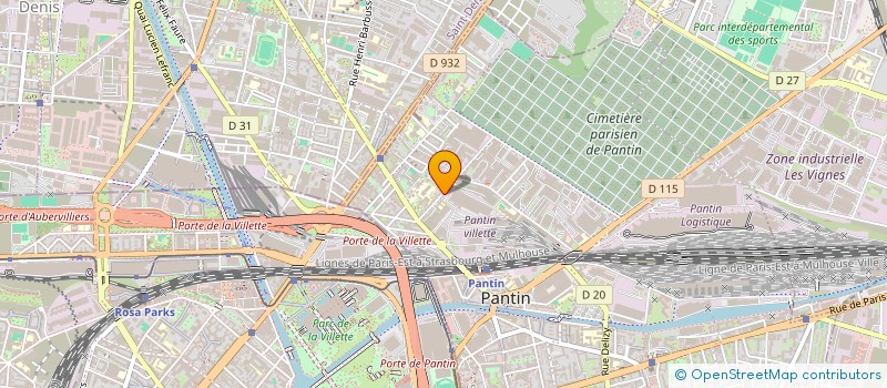 localisation de l'entreprise MADAME KEI YING WONG  PANTIN