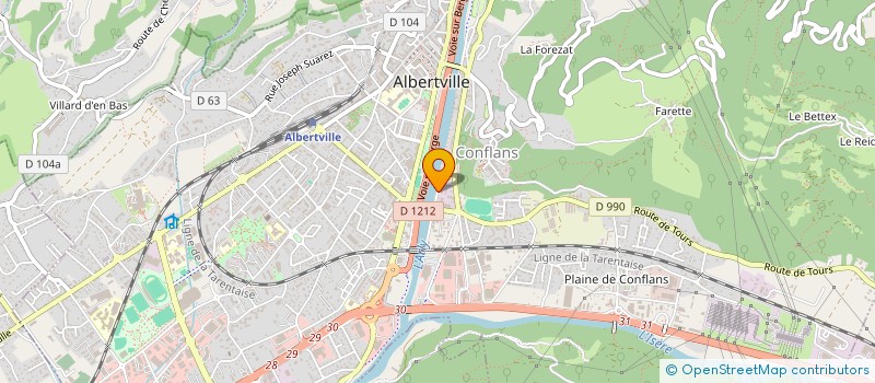 localisation de l'entreprise MADAME KEIKO IMAMURA  ALBERTVILLE