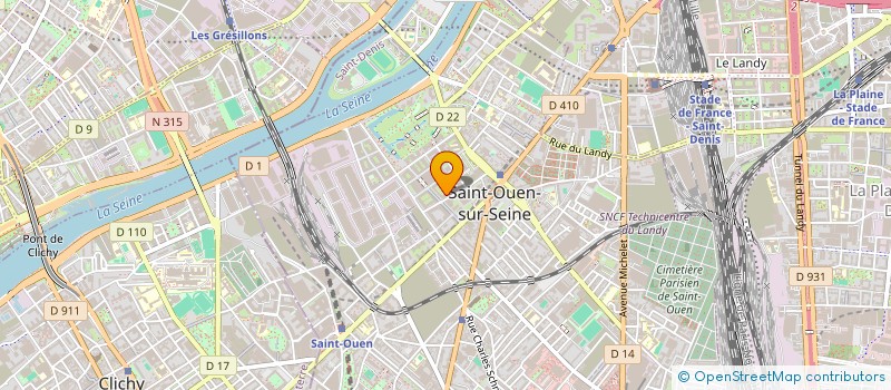 localisation de l'entreprise MADAME KEIKO NOVOTNY à SAINT-OUEN-SUR-SEINE