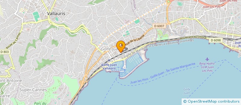 localisation de l'entreprise MADAME KEIKO YOKOYAMA à VALLAURIS