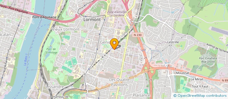 localisation de l'entreprise MADAME KEILA JANVIER  LORMONT