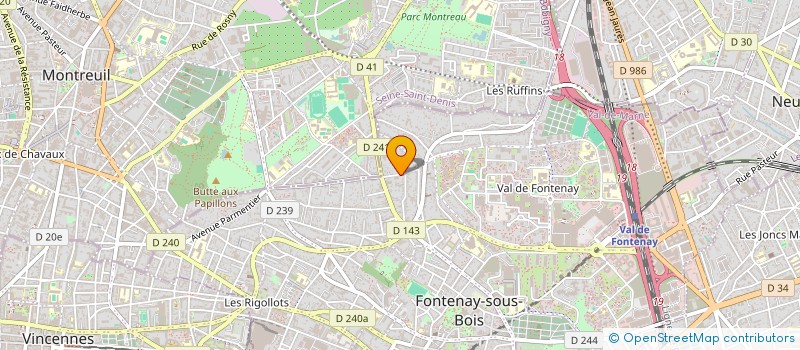 localisation de l'entreprise MADAME KEILA MARESSA BERNARDO DE OLIVEIRA à FONTENAY-SOUS-BOIS