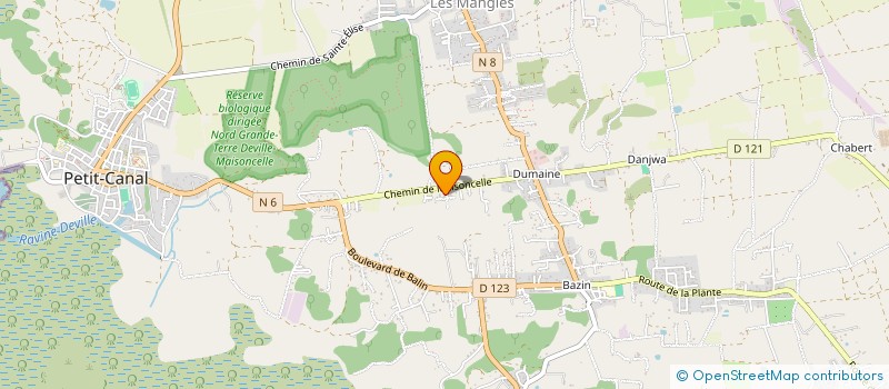 localisation de l'entreprise MADAME KEILLA RAMIER  LES ABYMES