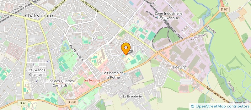 localisation de l'entreprise MADAME KEIRA TALBI à CHATEAUROUX