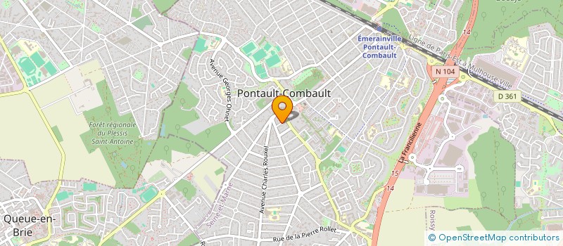 localisation de l'entreprise MADAME KEISSA JUILLET à PONTAULT-COMBAULT