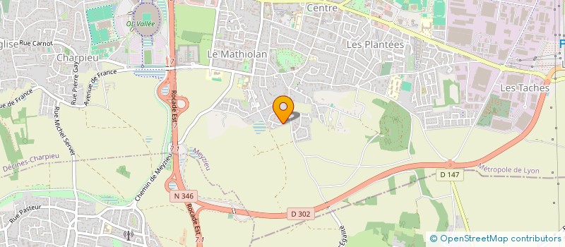 localisation de l'entreprise MADAME KEITA AMINATA  MEYZIEU