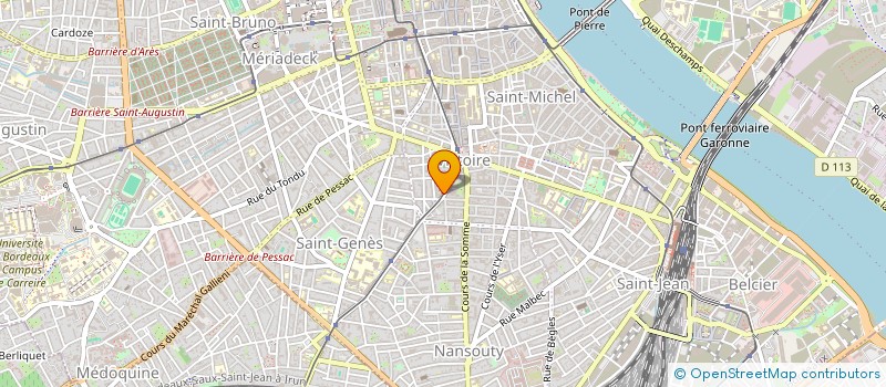 localisation de l'entreprise MADAME KELI DA SILVA CARDOSO  BORDEAUX