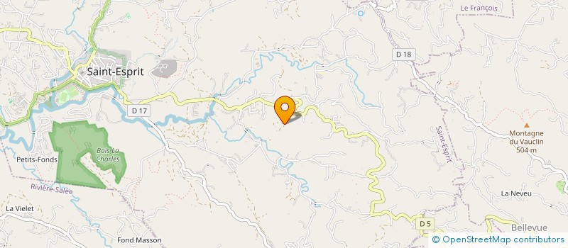 localisation de l'entreprise MADAME KELIA JEAN-LOUIS  SAINT-ESPRIT