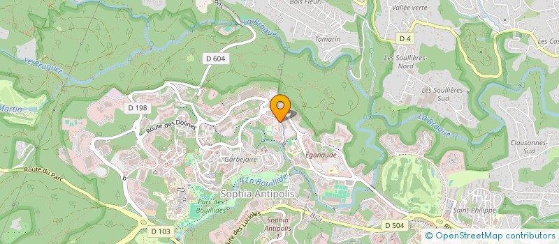 localisation de l'entreprise MADAME KELIA SERRAMOGLIA  VALBONNE