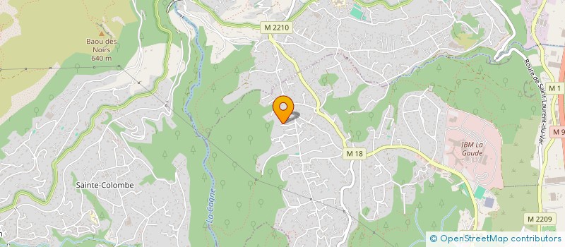 localisation de l'entreprise MADAME KELICIA MENGEL  LA GAUDE