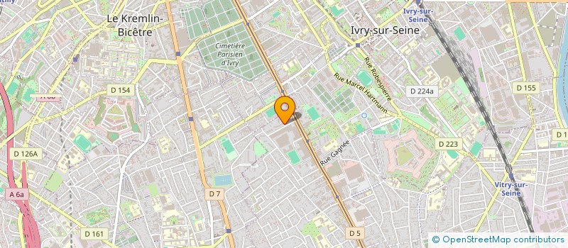 localisation de l'entreprise MADAME KELINE LEE  VITRY-SUR-SEINE