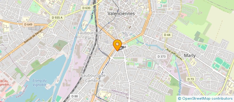 localisation de l'entreprise MADAME KELLEN GALLEHR SCHEFFLER à VALENCIENNES