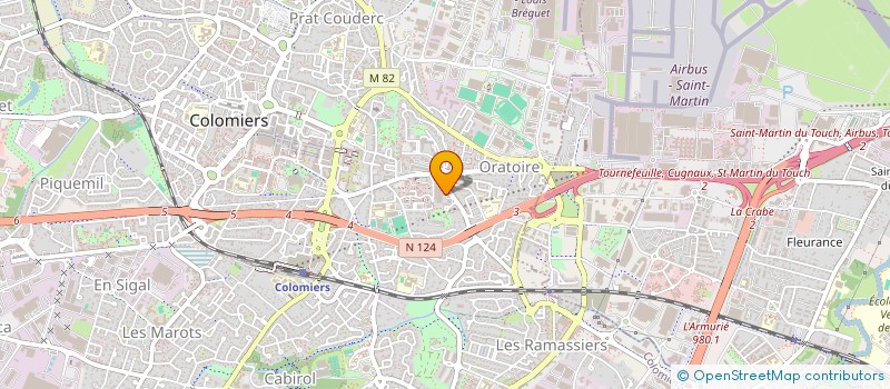 localisation de l'entreprise MADAME KELLEN RIBEIRO BALIEIRO à COLOMIERS