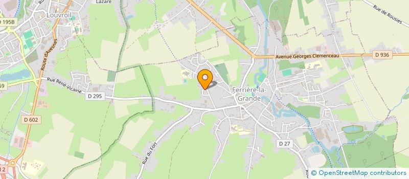 localisation de l'entreprise MADAME KELLIE GILLOT à FERRIERE-LA-GRANDE