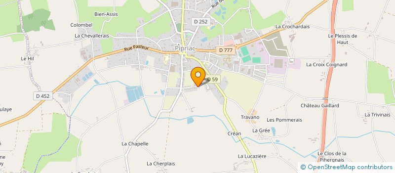 localisation de l'entreprise MADAME KELLIE LHOMMEAU  PIPRIAC