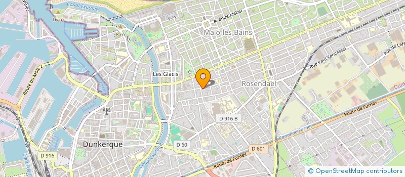 localisation de l'entreprise MADAME KELLY ALBA à DUNKERQUE