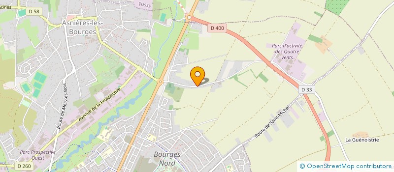 localisation de l'entreprise MADAME KELLY ANDRE  BOURGES