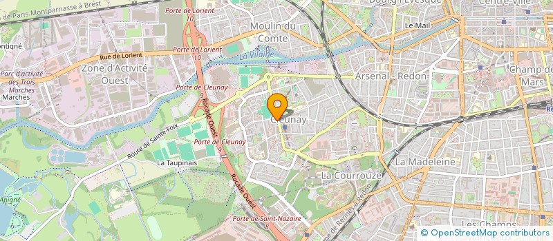localisation de l'entreprise MADAME KELLY ARRIBART-COCAULT  RENNES