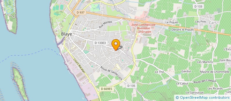 localisation de l'entreprise MADAME KELLY AUDINEAU à BLAYE