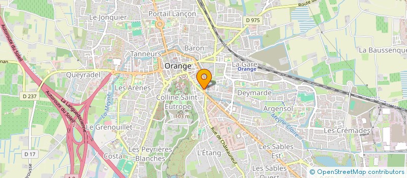 localisation de l'entreprise MADAME KELLY BAILLY à ORANGE